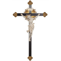 Baroque cross with shine - Corpus Leonardo with halo