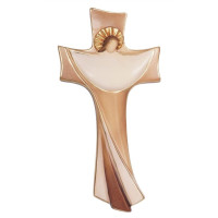 Wooden cross Ressurection of Jesus Christus
