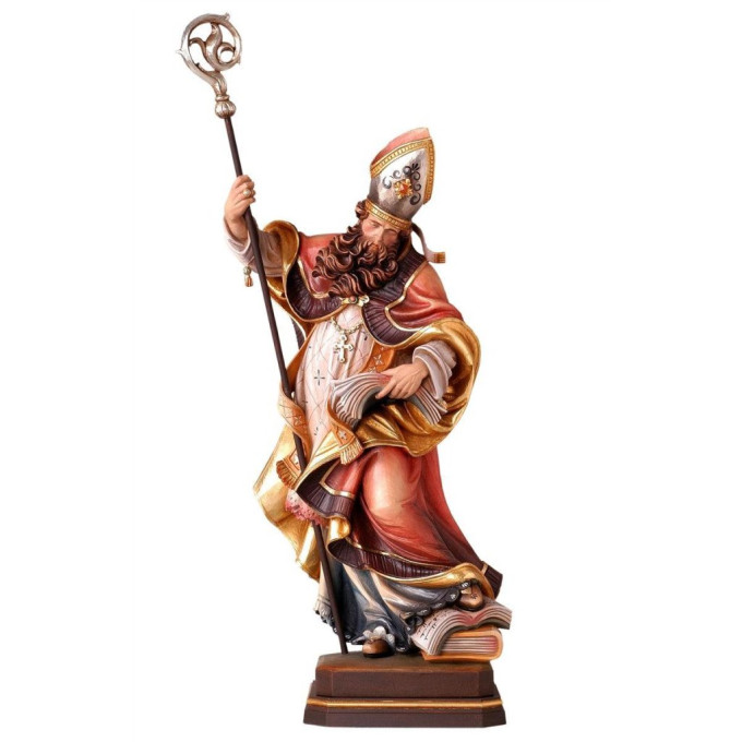 Bishop wooden statue