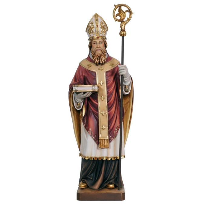 Wooden statue Bishop