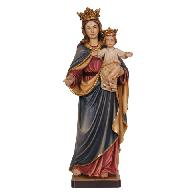 Madonna with child and crown