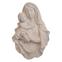 Virgin Mary Wooden Wall Portrait