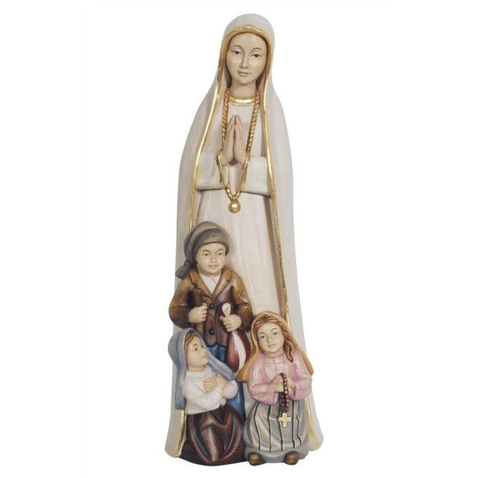 Our Lady of Fatima with little shepherds