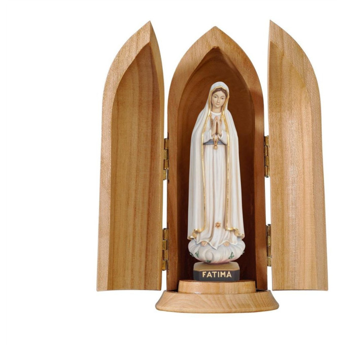 Our Lady of Fatima in niche