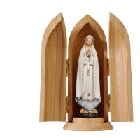 Our Lady of Fatima in niche