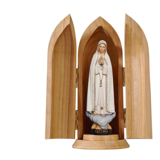 Our Lady of Fatima in niche