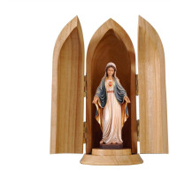 Sacred Heart of Mary in niche