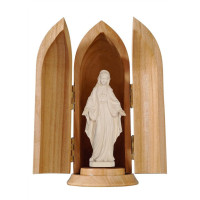 Sacred Heart of Mary in niche