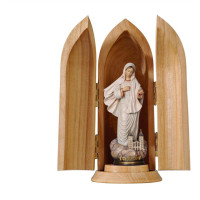 Panna Mária Medžugorská s kostolom v kaplnke