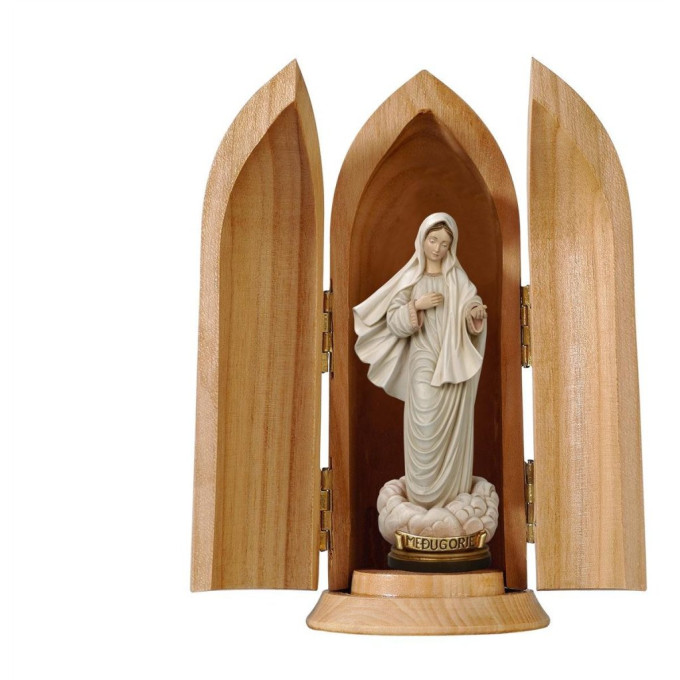 Our Lady of Medjugorje in niche