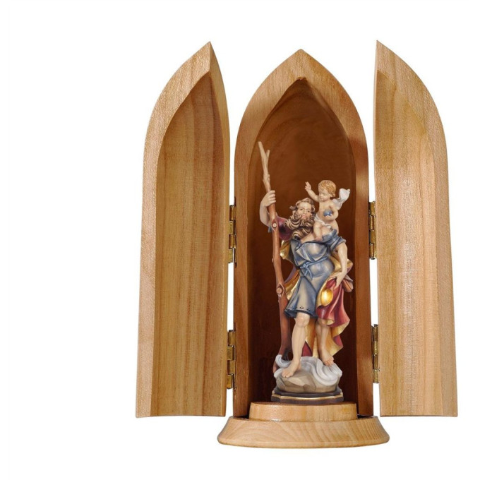 St. Christopher in niche