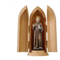 Saint Francis of Assisi in niche