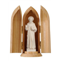 Saint Francis of Assisi in niche