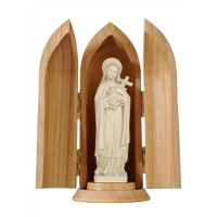 St. Theresa of Lisieux in niche