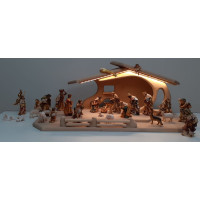 Betlehem so svetlom Traja králi s 31 figúrkami