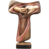 Wooden Cross of Peace on a pedestal