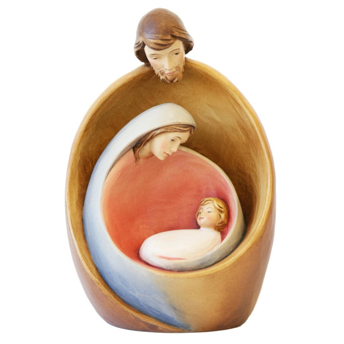 Modern Style Holy Family in Fiberglass for outside