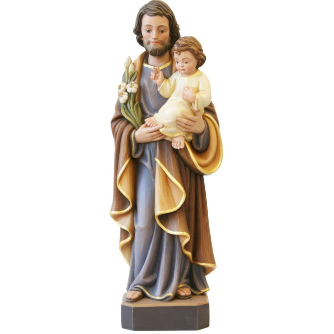 Saint Joseph with Lily in Fiberglass