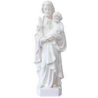 Saint Joseph with Lily in Fiberglass