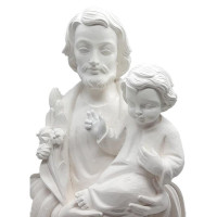 Saint Joseph with Lily in Fiberglass