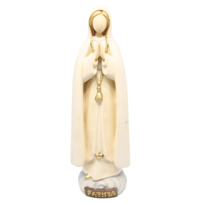 Wooden statue of Our Lady of Fatima