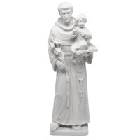 Saint Anthony with Lily in Fiberglass for outside