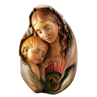 Wooden relief Madonna