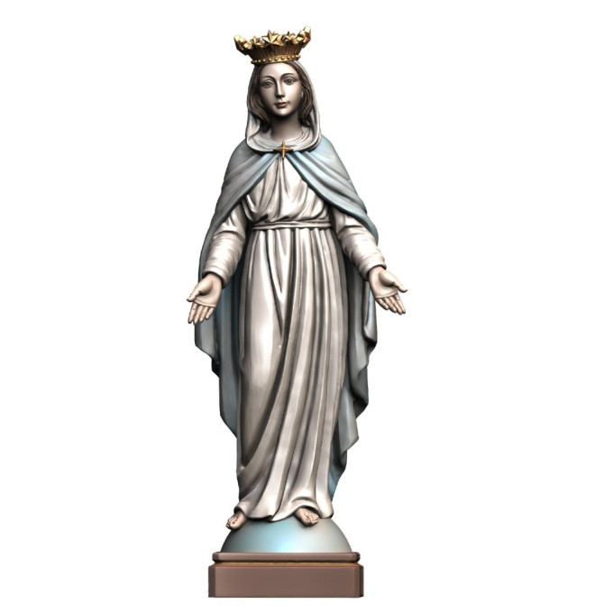 Nepoškvrnená Panna Mária s korunkou