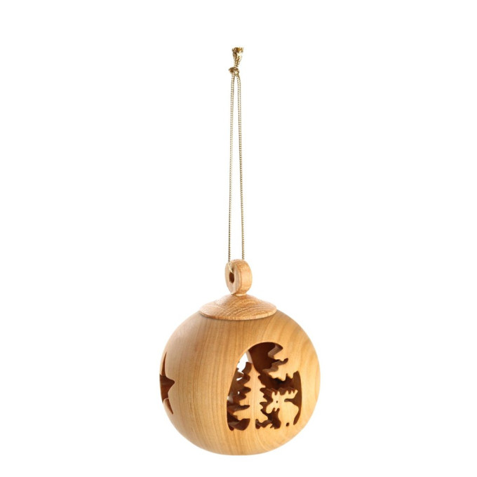 Wooden Christmas ball with Reindeer