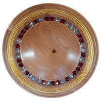 Wooden bowl with crystal Labrador - Grenade