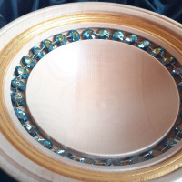 Wooden bowl with crystal Marea