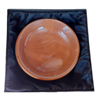 Wooden bowl with crystal Labrador-Grenade