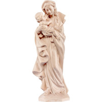 Wooden statue of Virgin Mary with child