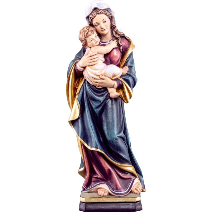 Virgin Mary of Tyrolean wooden statue