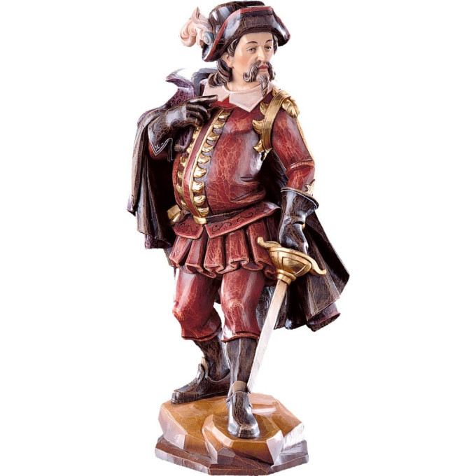 Comedian Matamaros wooden statue