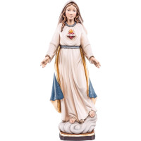 Sacred Heart of Mary wooden statue