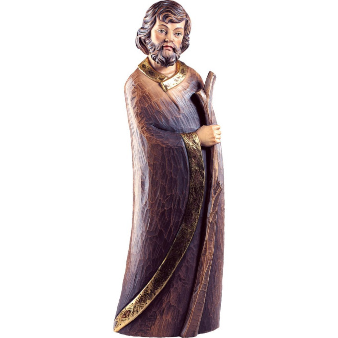 St. Joseph shepherd wooden statue