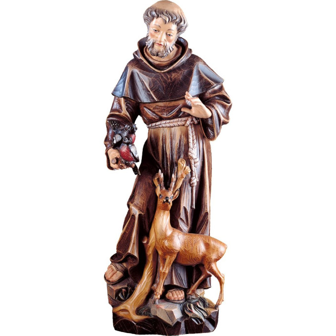 Saint Francis of Assisi wooden statue