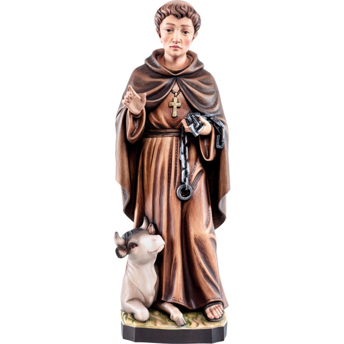 Saint Leonard wooden statue