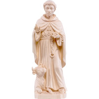 Saint Leonard wooden statue