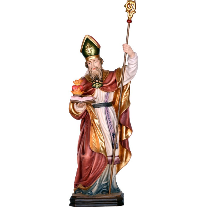 Saint Augustine wooden statue