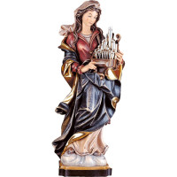 Saint Cecilia wooden statue