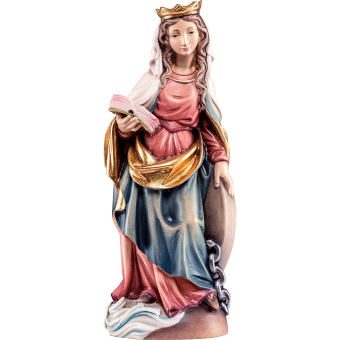 Saint Christine wooden statue