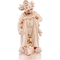 Klaun doktor drevená socha