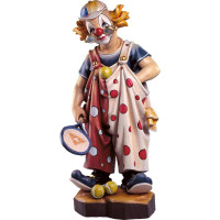 Klaun tenista drevená socha