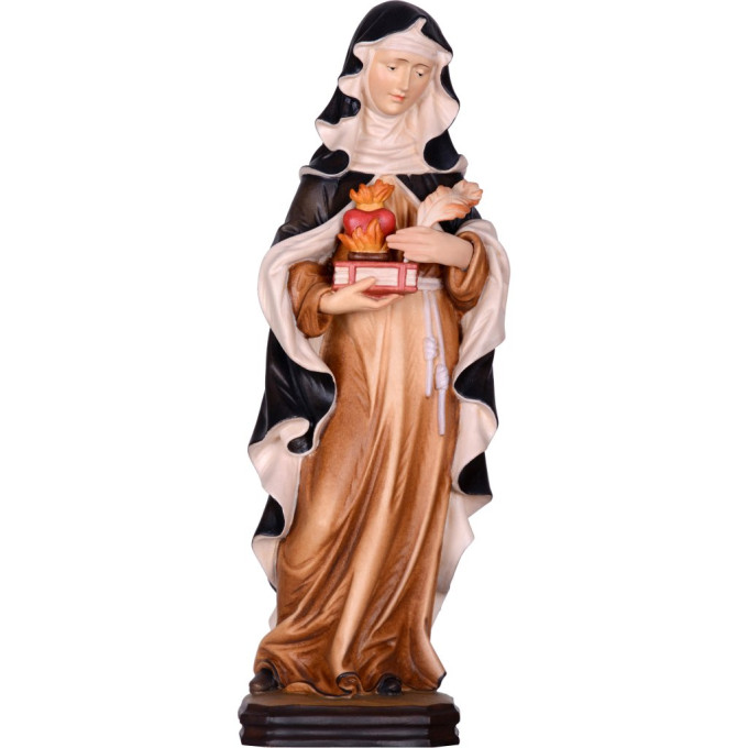 Svätá Gertrúda drevená socha