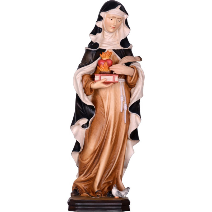Saint Terese of Avila Wooden Statue