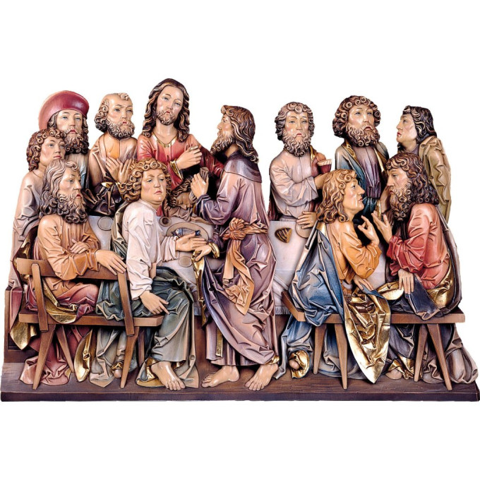Posledná večera v štýle Riemenschneider reliéf