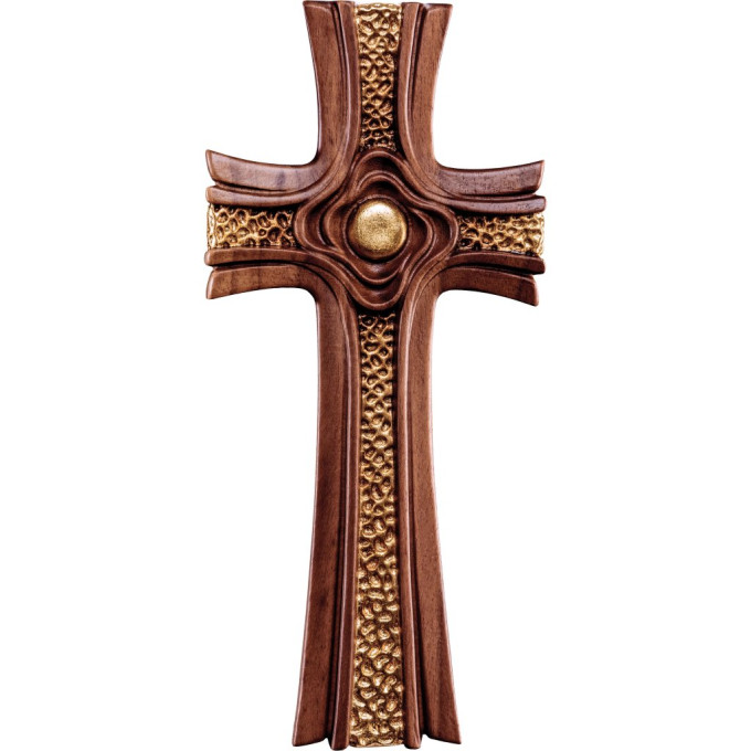 Wooden Cross of rose walnut wood