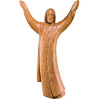 Resurrection of Jesus hanging statue cherry wood